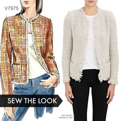 chanel style jacket sewing patterns|chanel jacket pattern free.